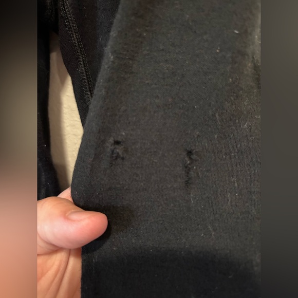 Woolx Black Merino Wool Leggings - Picture 4 of 7